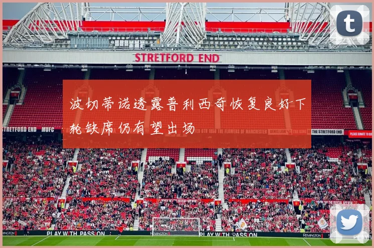 波切蒂诺透露普利西奇恢复良好下轮缺席仍有望出场